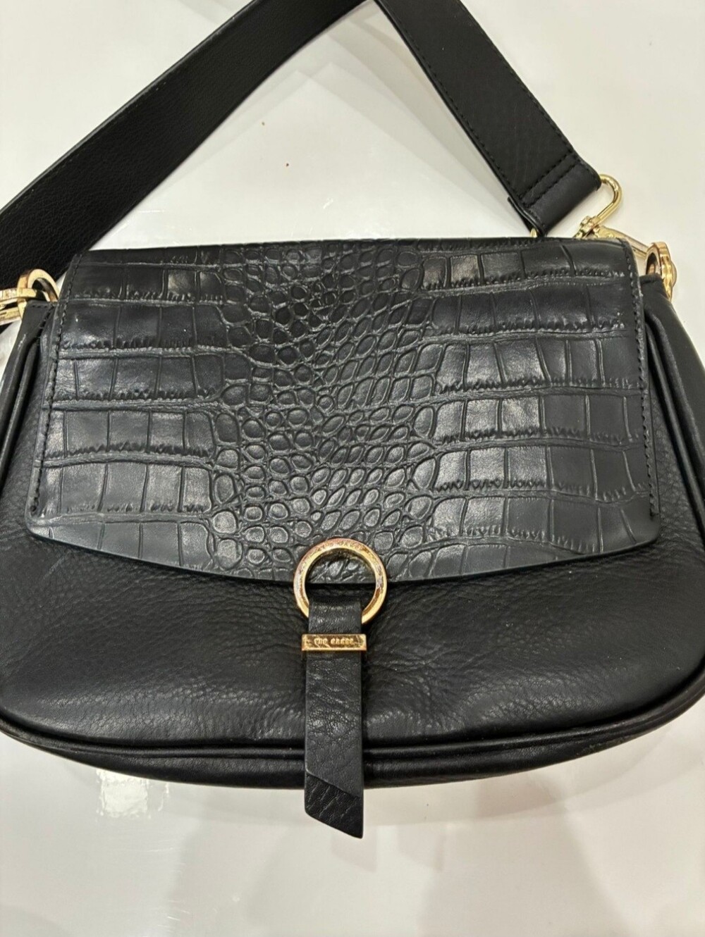 Ted Baker Jjolie Black Leather Crossbody Bag Purse Small